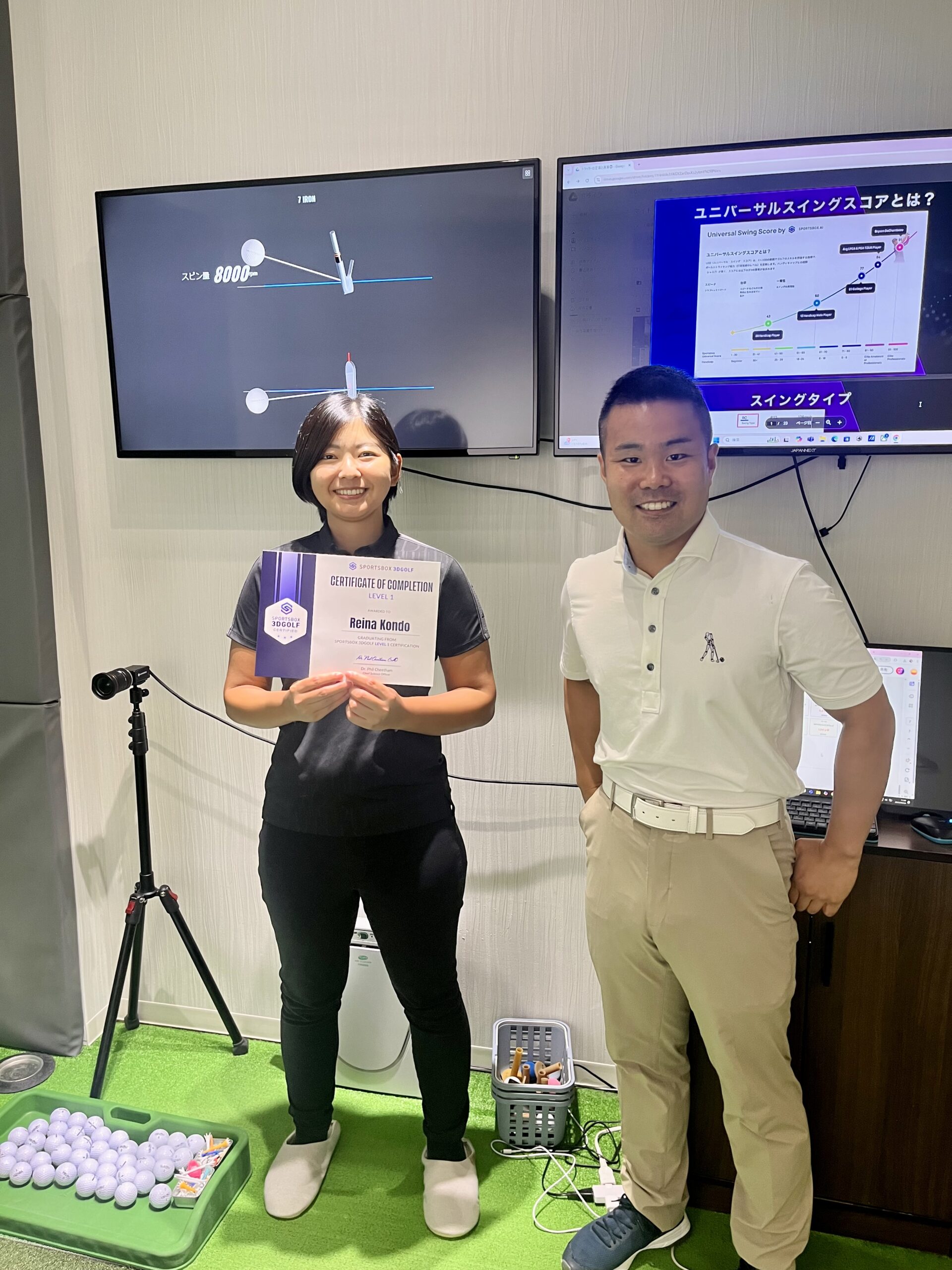 第4回SPORTSBOX 3D GOLF LEVEL1 CERTIFICATIONワークショップ開催しました！