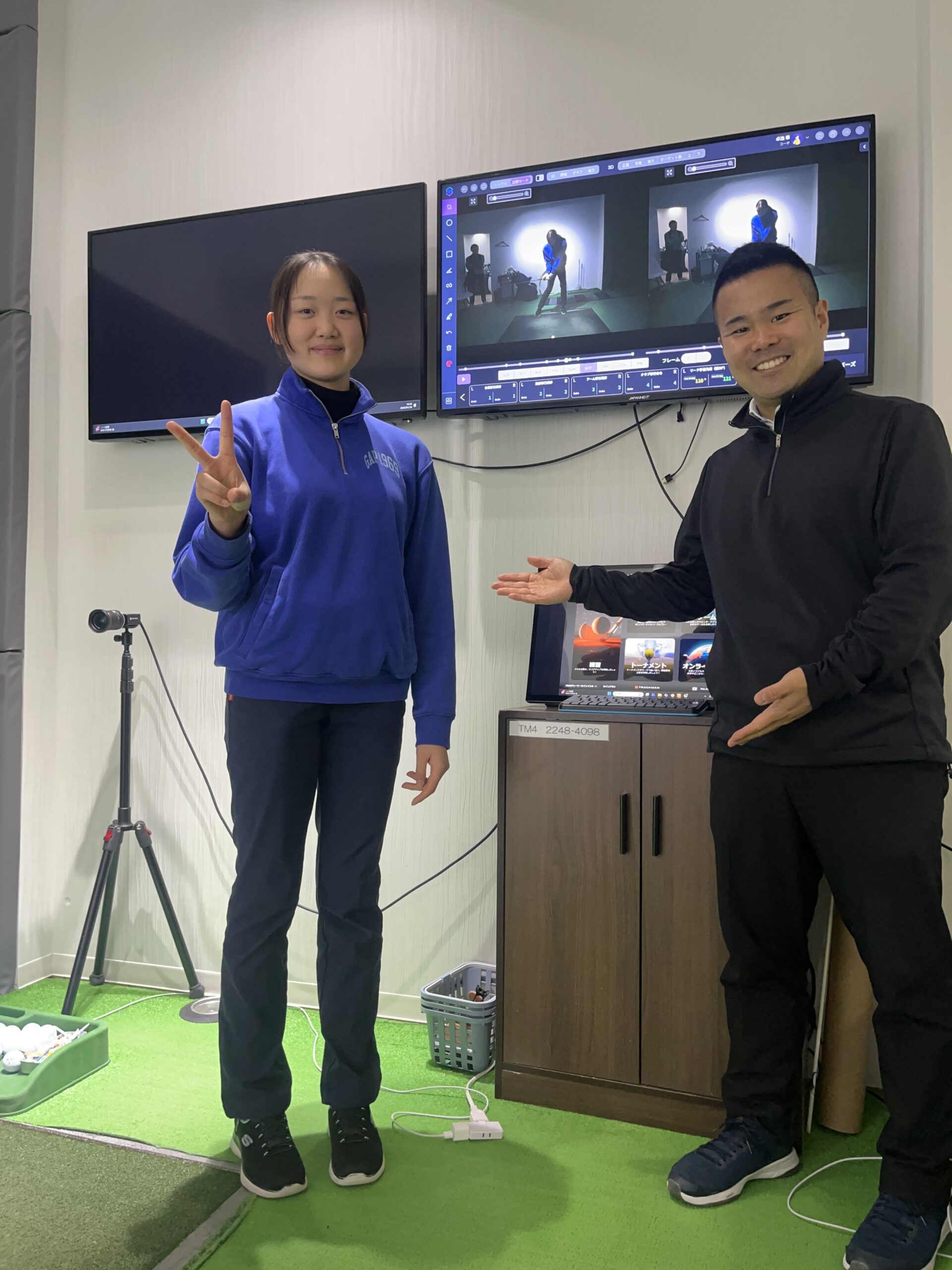 九州の学生ゴルファー・華 卓逸選手がスタジオにご来店！