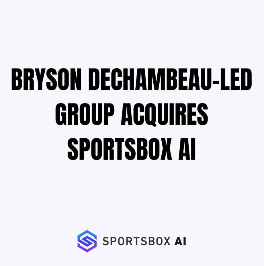 ブライソン・デシャンボー率いるグループがSPORTSBOX AIを買収。次世代エージェント型AIコーチング「SAMI」を発表